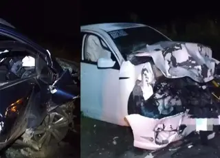 Quatro pessoas ficam feridas em batida entre dois carros na SE-170