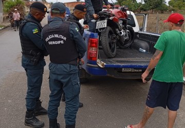 Polícia Militar recupera motocicleta com restrição de roubo/furto em Nossa Senhora das Dores